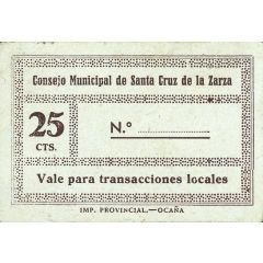 25 Céntimos Santa Cruz de la Zarza