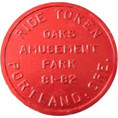 Token - Oaks Amusement Park Portland, Oregon