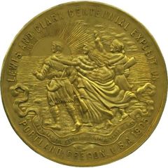 Award - Lewis-Clark Centenial Exposition Gold Medal Portland, Oregon