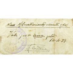 1 Peseta Rosell