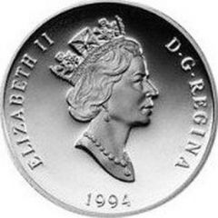 300 Dollars - Elizabeth II Sea Otter, platinum