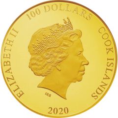 100 Dollars - Elizabeth II The Great Wave off Kanagawa
