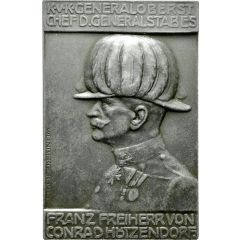 Plaquette - Conrad von Hötzendorf