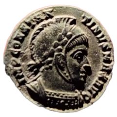 Nummus - Constantinus I VICTORIAE LAETAE PRINC PERP, Ticinum