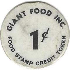1 Cent - Food Stamp Giant Food Inc