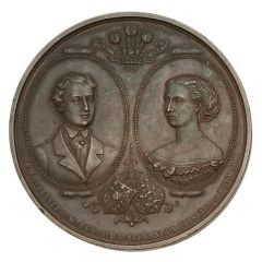 Medal - Victoria Royal Wedding, T. Ottley, bronze