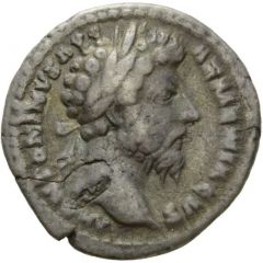 Denarius - Marcus Aurelius P M TR P XIX IMP III COS III, Roma