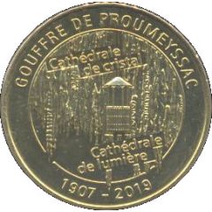 Monnaie de Paris Tourist Token - Gouffre de Proumeyssac 1907-2019