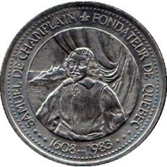 30 Cents - J.A. Moissan Samuel de Champlain