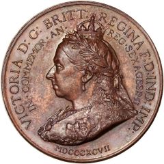 Medal - Victoria Diamond Jubilee, 'British Commerce', bronze