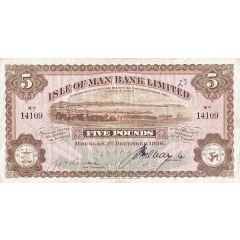 5 Pounds Isle of Man Bank