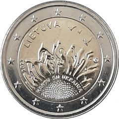2 Euros Together with Ukraine