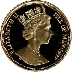 1 Crown - Elizabeth II Golden Wedding, Silver Proof