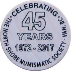 Token - The North Shore Numismatic Society 45th Anniversary