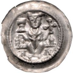 Denier Bracteate - Conrad II and Henry I