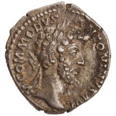 Denarius - Commodus TR P VIII IMP V COS IIII P P, Providentia