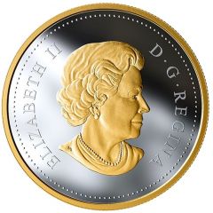 1 Dollar - Elizabeth II The 75th Anniversary of D-Day, Gilded