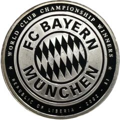 1 Dollar FC Bayern München World Club Championship Winners 1987