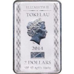 2 Dollars - Elizabeth II Gzhel