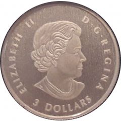 3 Dollars - Elizabeth II Caribou