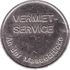 Car Wash Token - Kärcher Clean Park Vermiet-Service, Wilhelmshaven, Copper-nickel