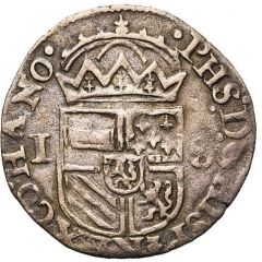1 Sol `Patard des Etats` - Philip II