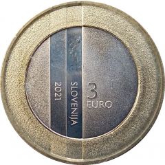 3 Euros 30th anniversary of the statehood of the Republic of Slovenia