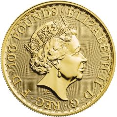 100 Pounds - Elizabeth II 5th portrait, 1 oz Fine Gold