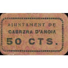 50 Céntimos Cabrera d`Anoia