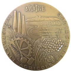 Médaille - Conseil Général de l`Aisne