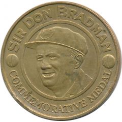 Medal - Sir Donald Bradman - Herald Sun Sunday - Achievement Medal