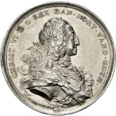 Medal - Christian VI Coronation, silver issue