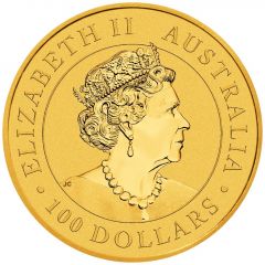 100 Dollars - Elizabeth II 6th Portrait - Kangaroo - Gold Bullion Coin