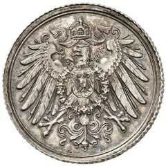 1/2 Mark - Wilhelm II type 2 - small shield - Pattern