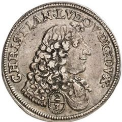 ⅔ Thaler - Christian I Louis Piedfort