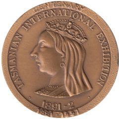 Medal - Tasmanian International Exhibition Centenary 1891-2