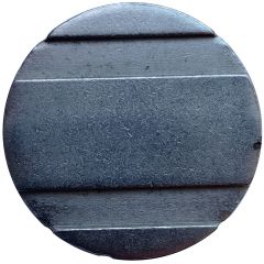 Blank Token 2/1 grooves; 25mm; Steel