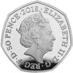 50 Pence - Elizabeth II People Act 1918, Silver Piedfort