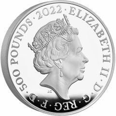 500 Pounds - Elizabeth II London, Silver Proof