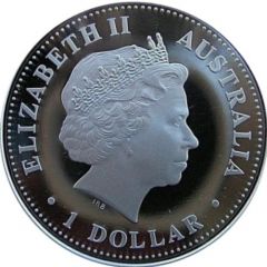 1 Dollar - Elizabeth II 4th Portrait - Prince Henry of Wales 21st Birthday