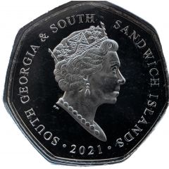 50 Pence - Elizabeth II Angel Wings
