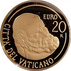 20 Euro - Benedictus XVI The Restoration of the Pauline Chapel