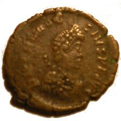 Nummus - Theodosius I VOT/X/MVLT/XX, Constantinopolis
