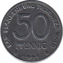 50 Pfennig - Bad Blankenburg
