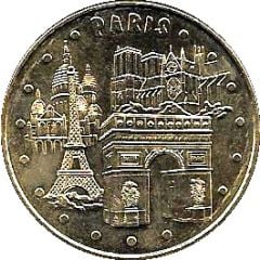 Monnaie de Paris Tourist Token - Paris 4 monuments