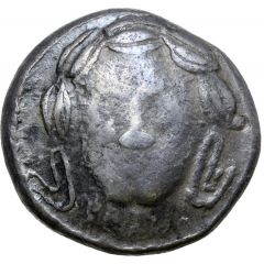 Tetradrachm Apollokopf-Dickschrötling Type
