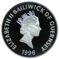 5 Pounds - Elizabeth II European Football, Silver Proof