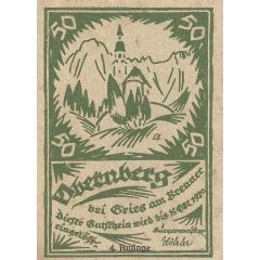50 Heller Obernberg bei Gries am Brenner