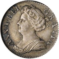 6 Pence - Anne Normal bust