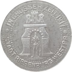 5 Pfennig - Riesenburg